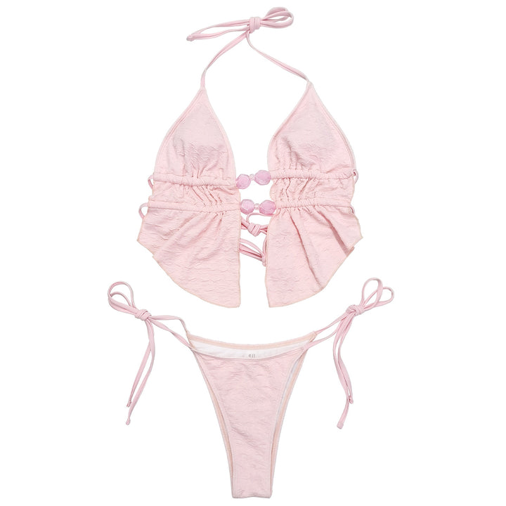 Damen Triangel-Bikini mit luftiger Rüsche Echo Archiv