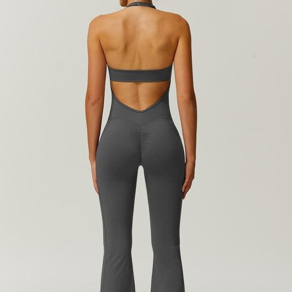 Damen Sportlicher Jumpsuit mit figurbetontem Schnitt und Trägern Echo Archiv