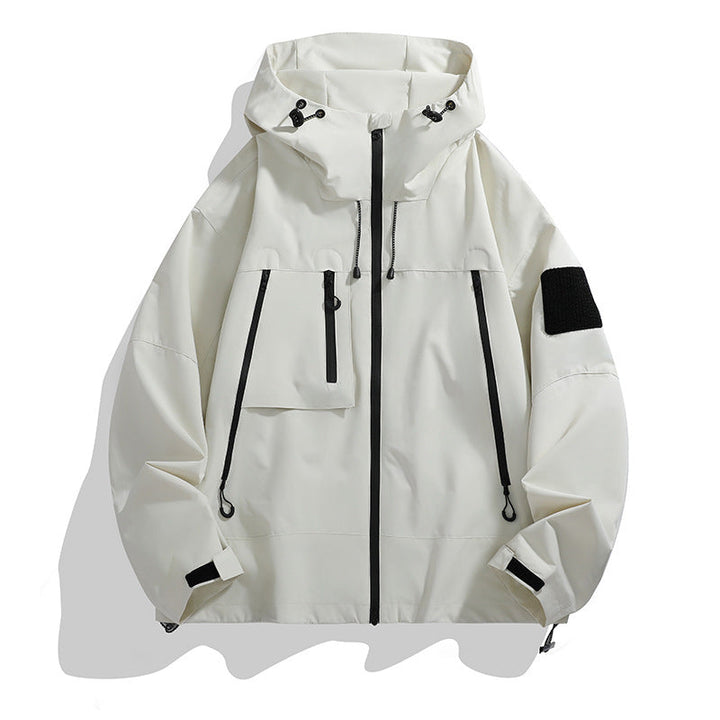 Damen Technische Outdoor-Jacke mit Verstellbarem Kapuzensystem und Multifunktionalen Taschen Echoarchiv