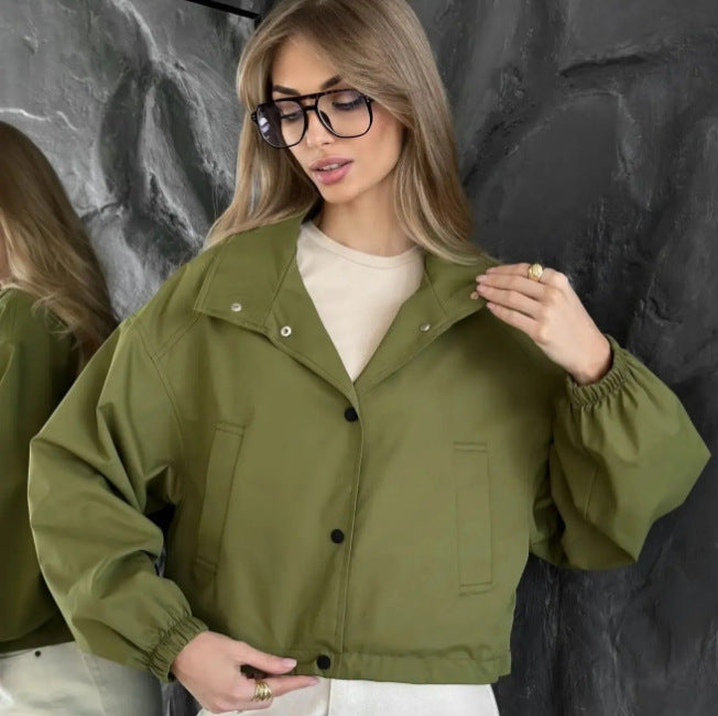 Damen Modische Oversized Jacke – Célinea