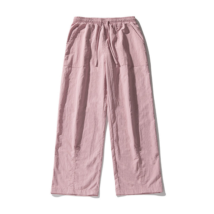 Damen Leichte Palazzohose im Leinen‑Baumwollmix mit elastischem Bund, Kordelzug und aufgesetzten Fronttaschen Echo Archiv