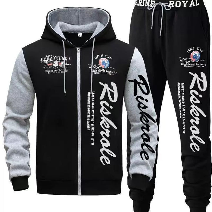 Herren Sportlicher Hoodie- und Jogginghosen-Set Echo Archiv