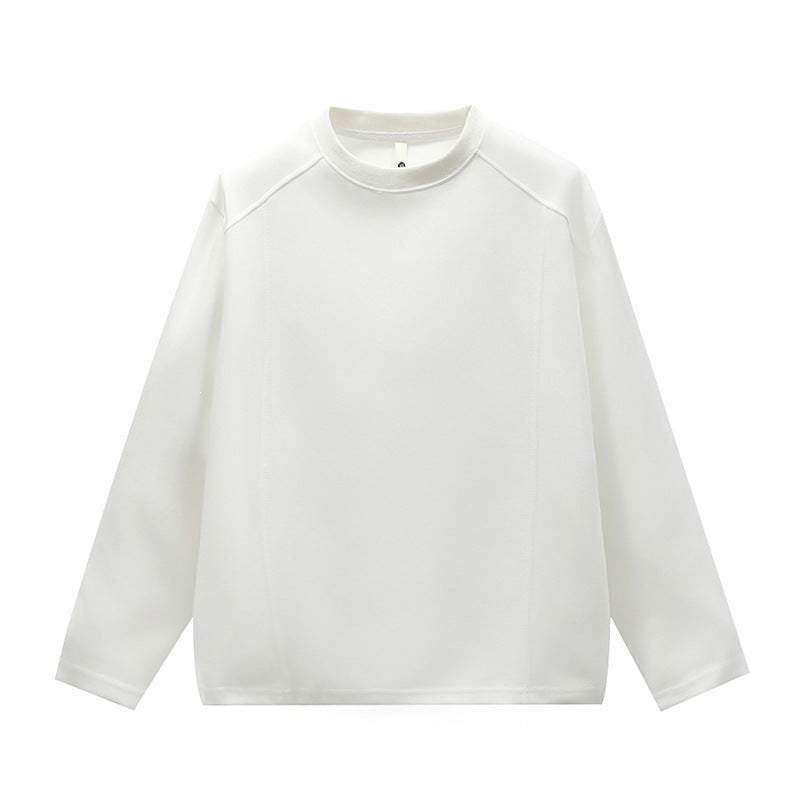 Unisex Minimalistisches Rundhals-Sweatshirt mit Raglanärmeln Echoarchiv