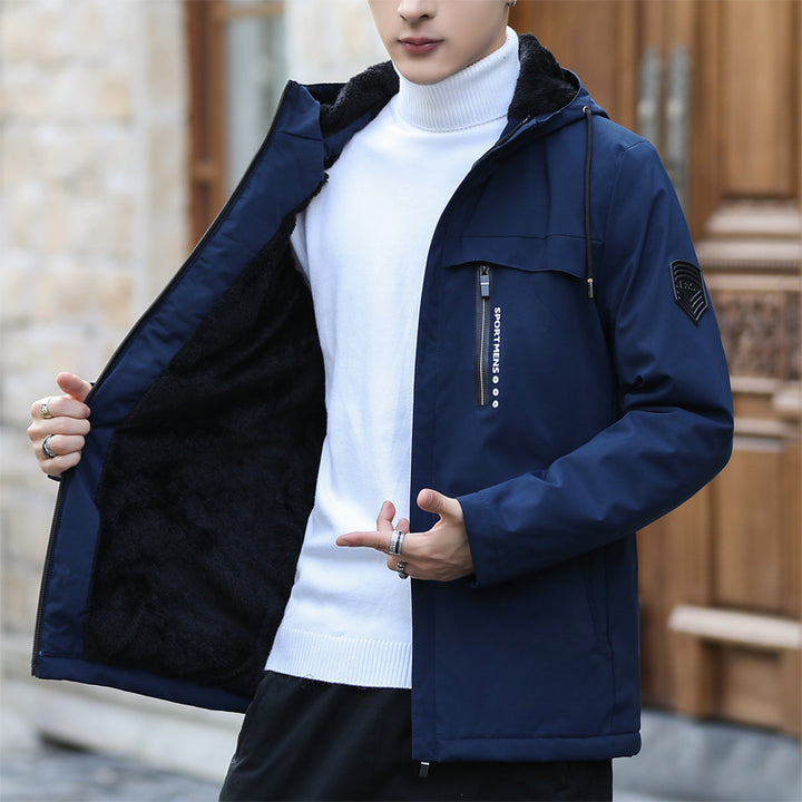 Herren wetterfeste und isolierte Jacke mit weichem Innenfutter Echoarchiv