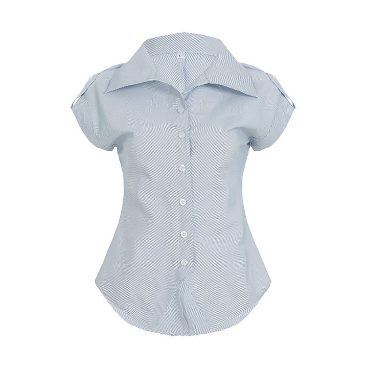 Damen elegante Bluse mit modernen Streifen Echo Archiv