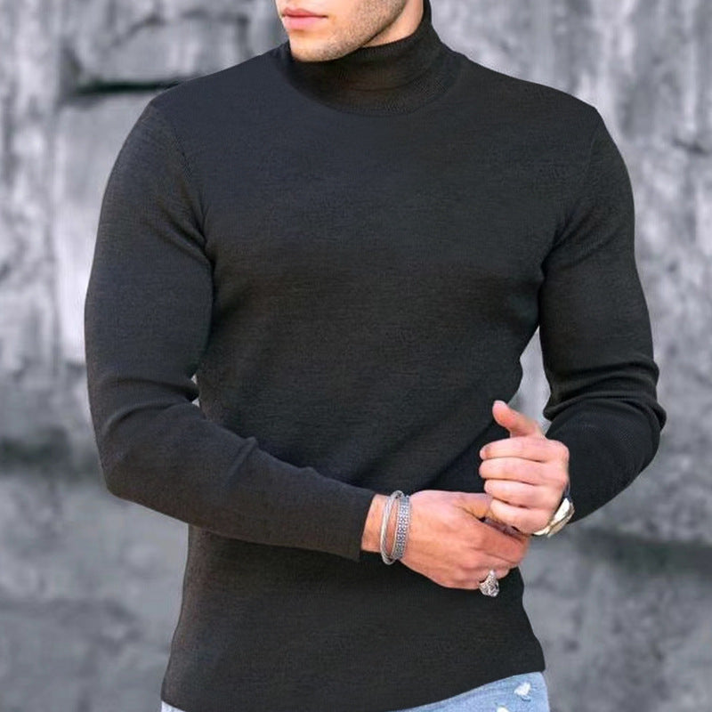 Herren eleganter Rollkragenpullover Echoarchiv