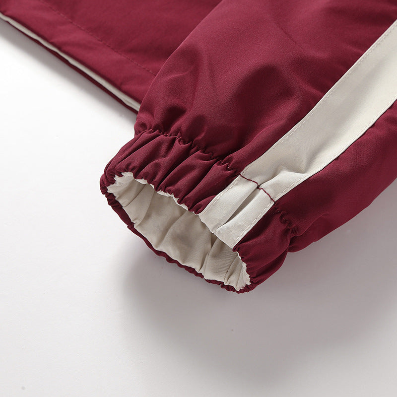 Herren Sportliche Übergangsjacke mit hohem Kragen und seitlichen Reißverschlusstaschen Echoarchiv