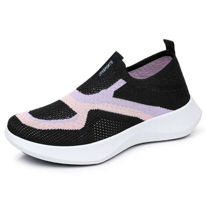 Damen nan nahtloser Strick-Sockensneaker mit elastischem Einstieg, atmungsaktiver Mesh-Struktur und leichter EVA-Dämpfung Echo Archiv