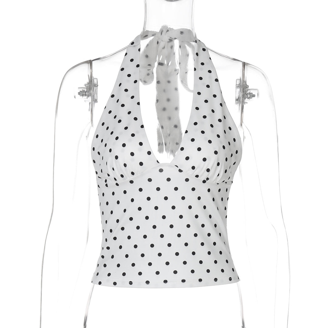 Damen Polka-Dots Haltertop Echo Archiv