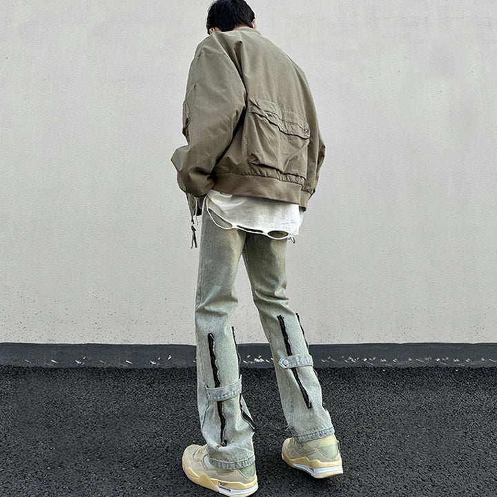 Herren lässige Utility-Jacke Echoarchiv