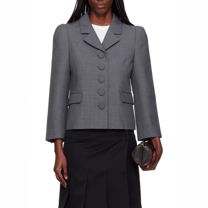 Damen Kurzblazer im taillierten Vintage Tailoring mit bezogenen Knöpfen Echoarchiv