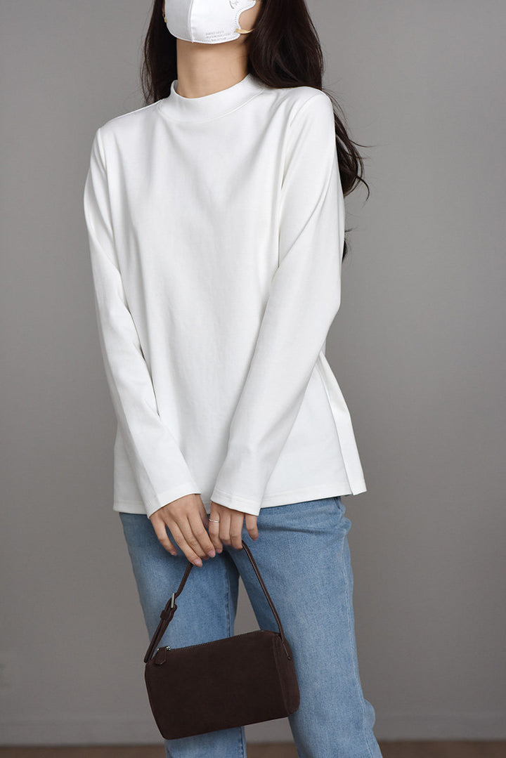 Damen Bequeme Langarm-Bluse Echoarchiv