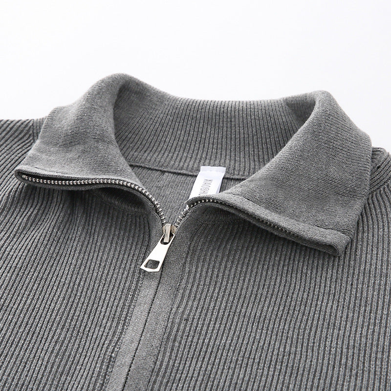 Damen Modische Strickjacke mit Stehkragen Echo Archiv