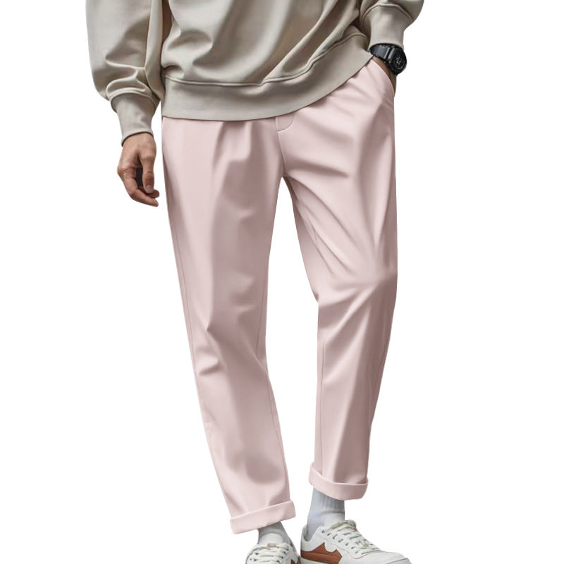 Herren elegante Chino-Hose mit bequemem Bund und modischem Schnitt Echoarchiv