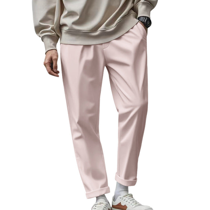 Herren elegante Chino-Hose mit bequemem Bund und modischem Schnitt Echoarchiv