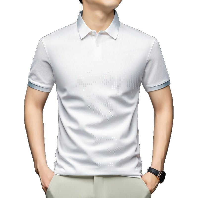 Herren modisches Poloshirt mit atmungsaktiver Struktur Echoarchiv