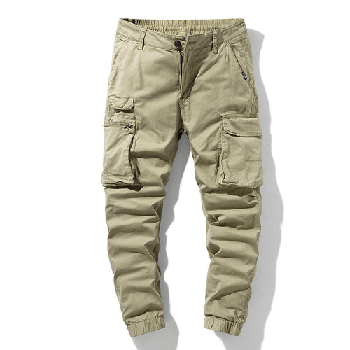 Herren Cargo-Hose mit elastischem Bund und vielseitigen Taschen Echoarchiv