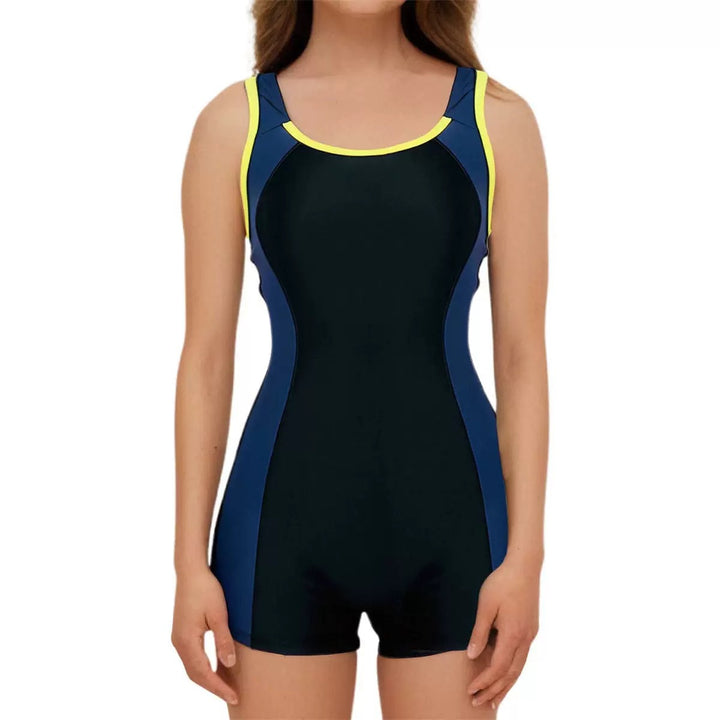 Damen Sportlicher Schwimmanzug mit integriertem Bustier Echo Archiv
