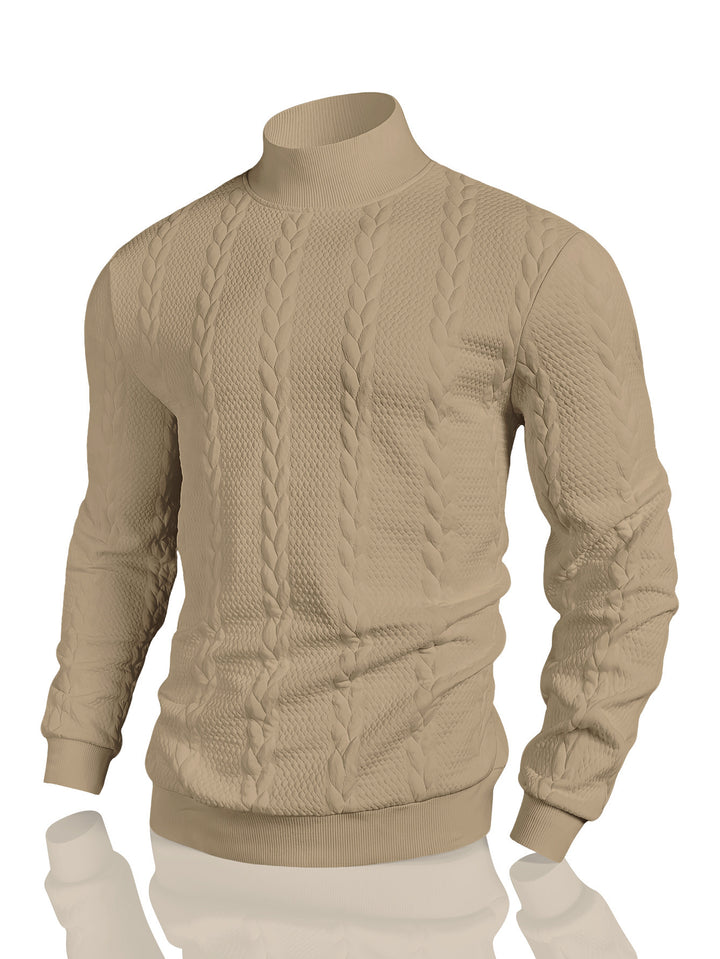 Herren Strickpullover mit hohem Kragen Echoarchiv