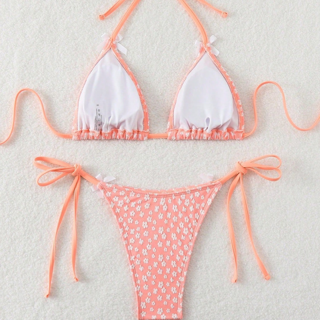 Damen Triangel-Bikini mit zarten Bindebändern Echo Archiv
