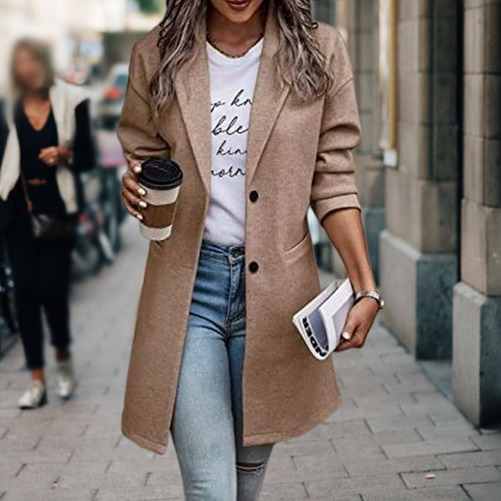 Damen eleganter Langblazer Echoarchiv
