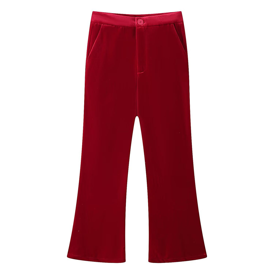 Damen Samt-Blazer mit Satin-Revers und taillierten Abnähern Echo Archiv
