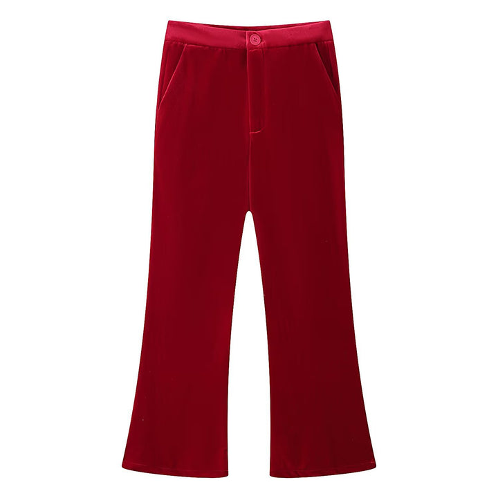 Damen Samt-Blazer mit Satin-Revers und taillierten Abnähern Echo Archiv