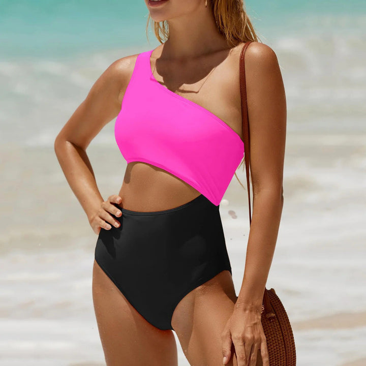 Damen Einseitiger Cut-Out Badeanzug mit attraktivem Design Echo Archiv