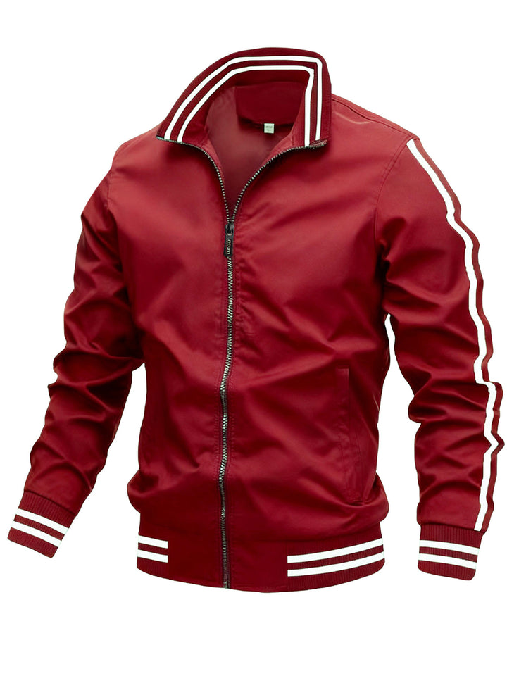 Herren Modische Bomberjacke Echo Archiv
