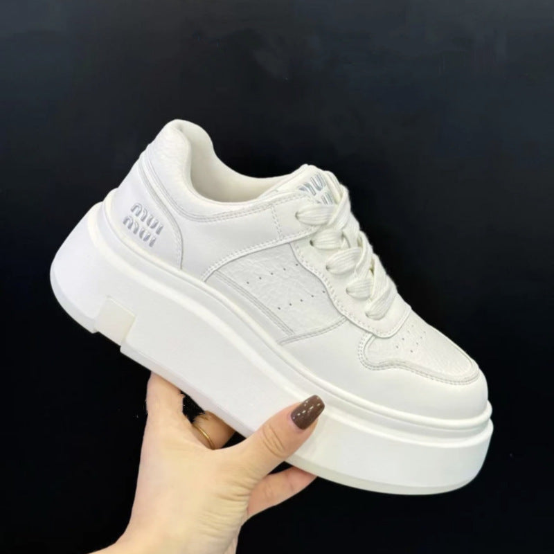 Damen Chunky Sneaker mit hoher Plattform und atmungsaktiver Obermaterialstruktur Echo Archiv