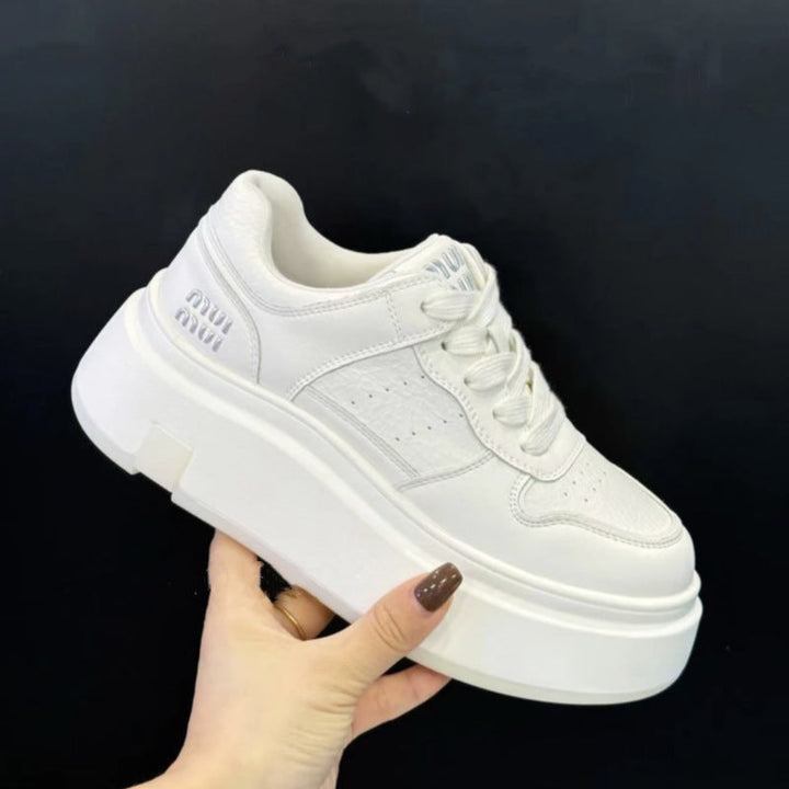 Damen Chunky Sneaker mit hoher Plattform und atmungsaktiver Obermaterialstruktur Echo Archiv
