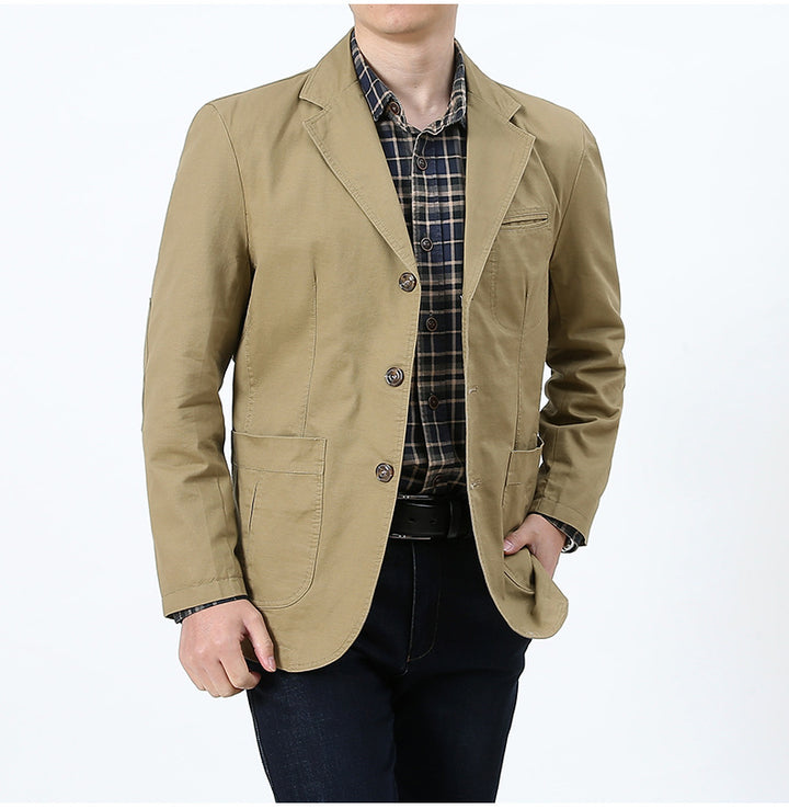 Herren Modische Freizeitjacke mit Taschen Echo Archiv