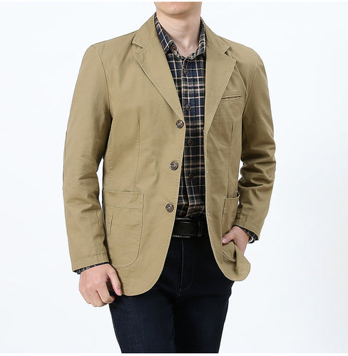 Herren Modische Freizeitjacke mit Taschen Echo Archiv