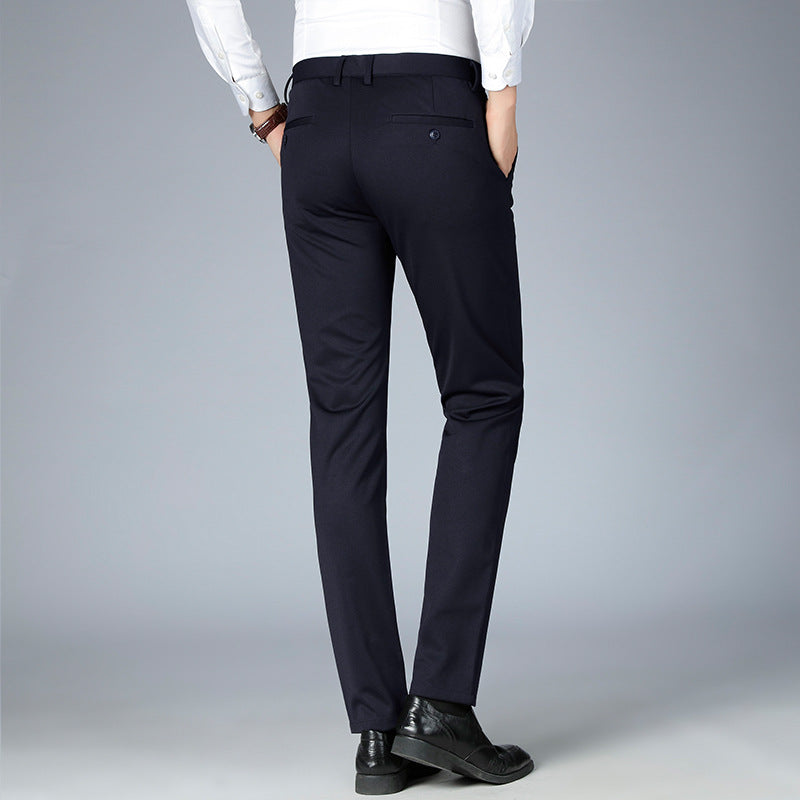 Herren elegante Anzughose mit schmalem Schnitt Echoarchiv