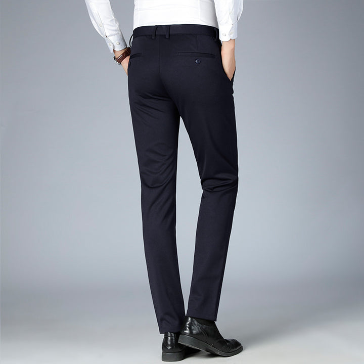 Herren elegante Anzughose mit schmalem Schnitt Echoarchiv