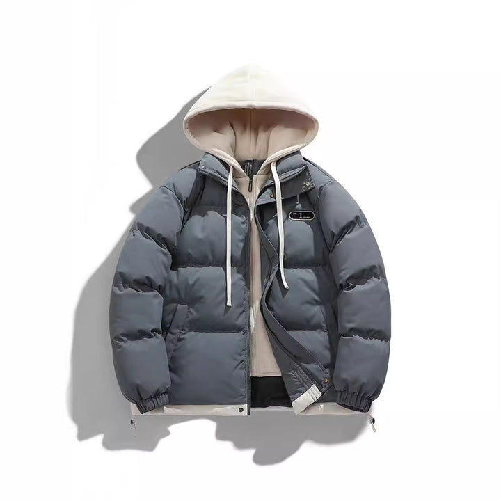 Herren Zweilagige Steppjacke mit herausnehmbarer Fleece-Kapuze und Thermoisolierung Echo Archiv