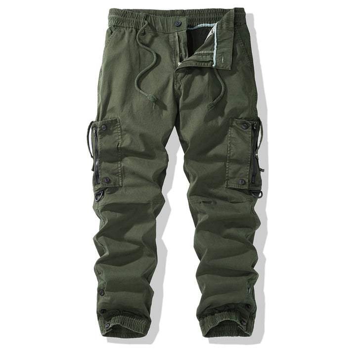 Herren Cargo-Jogginghose mit elastischem Bund, Reißverschluss-Cargotaschen und verstellbarem Saum Echo Archiv