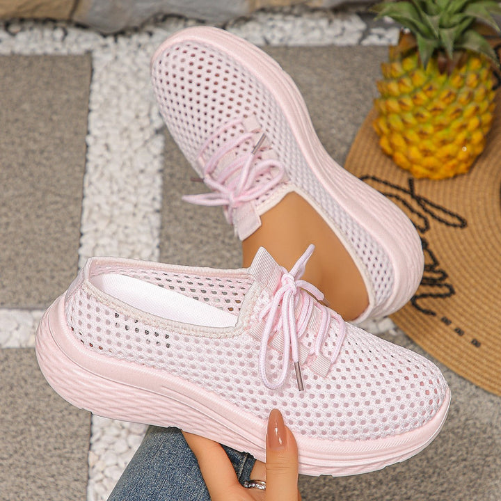 Damen atmungsaktive Sneaker mit elastischem Obermaterial und komfortabler Sohle Echo Archiv
