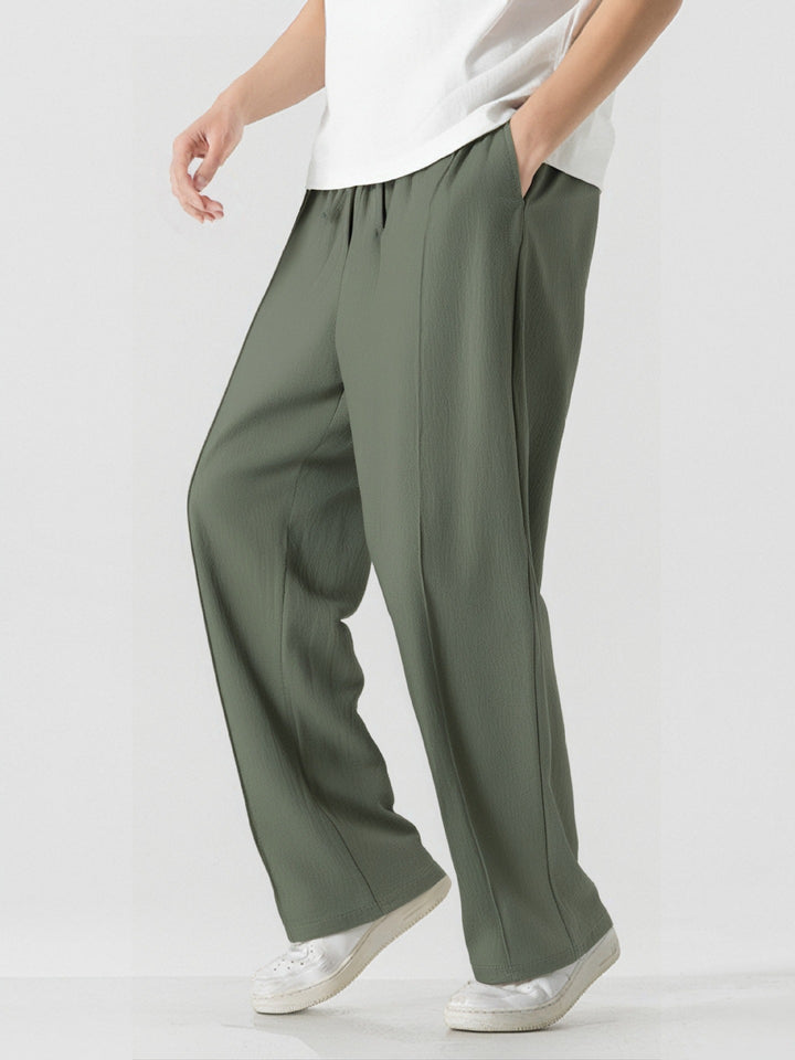 Herren Elegante, weite Freizeithose aus atmungsaktivem Gewebe Echoarchiv