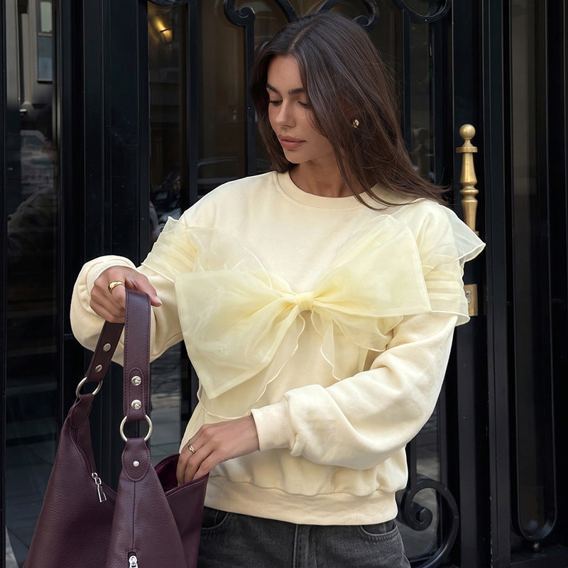 Damen Sweatshirt mit Statement-Schleife Echo Archiv