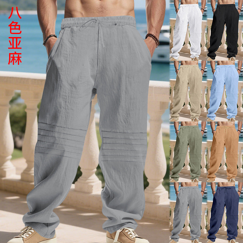 Herren Freizeit-Hose mit elastischem Bund und seitlichen Taschen Echoarchiv