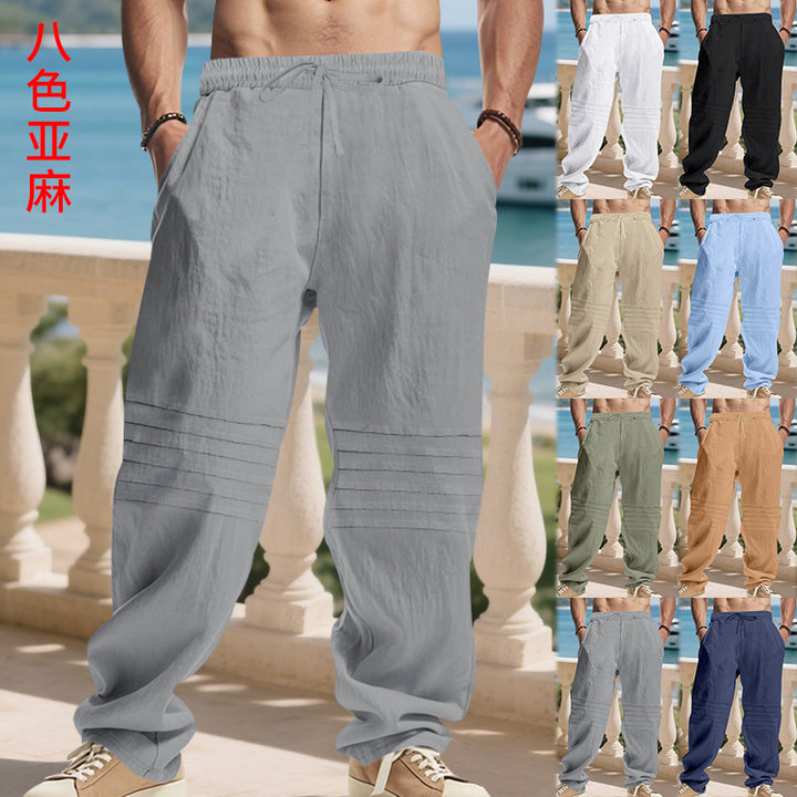 Herren Freizeit-Hose mit elastischem Bund und seitlichen Taschen Echoarchiv