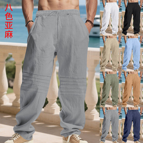 Herren Freizeit-Hose mit elastischem Bund und seitlichen Taschen Echoarchiv