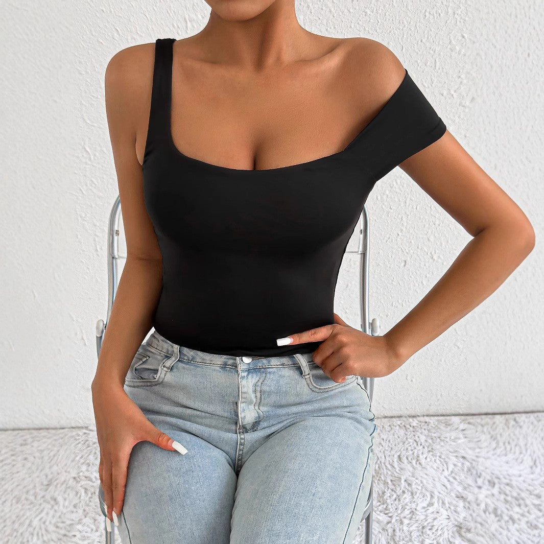 Damen Off-Shoulder Körperoberteil mit figurbetontem Schnitt Echo Archiv