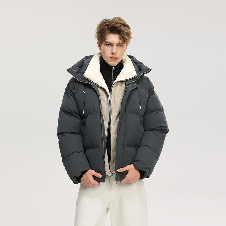 Damen Oversize-Steppjacke mit integriertem Fleece-Innenlayer und Kapuze Echo Archiv