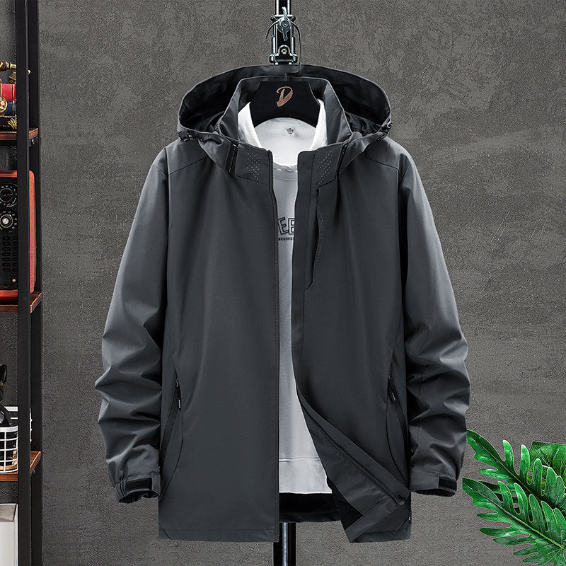 Herren Funktionsjacke mit verstellbarer Kapuze Echo Archiv
