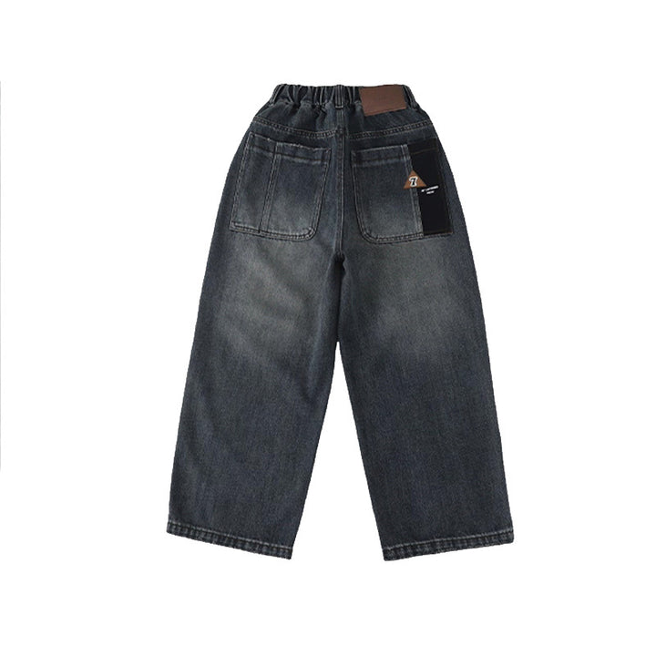 Unisex lockere Utility-Jeans mit tiefen Taschen Echo Archiv