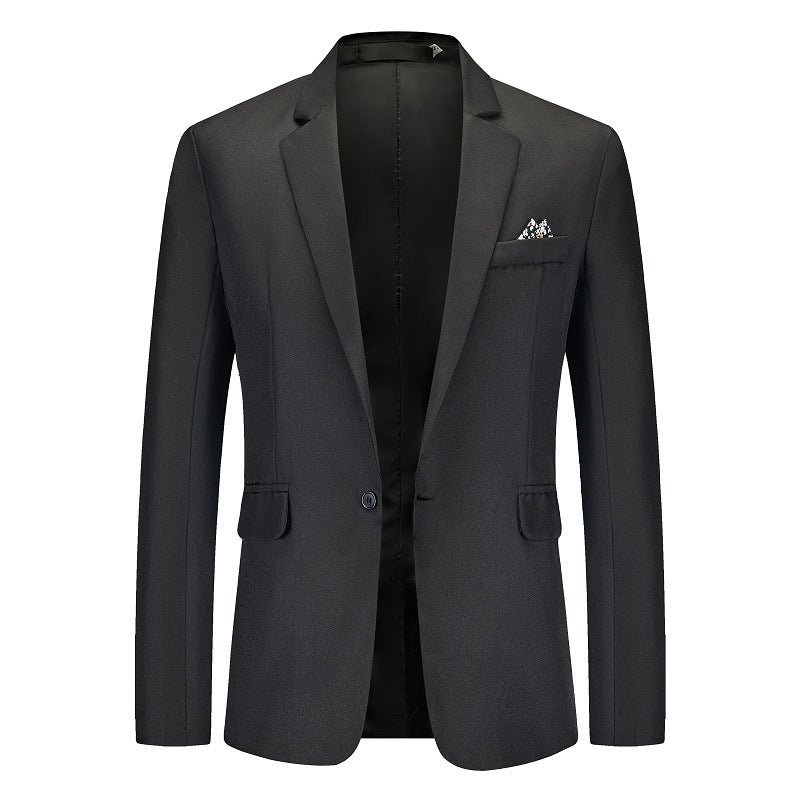 Herren eleganter Blazer mit strukturiertem Design und feinen Details Echoarchiv