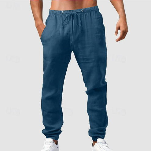Herren Baumwoll-Jogginghose mit elastischem Bund und praktischen Taschen Echoarchiv