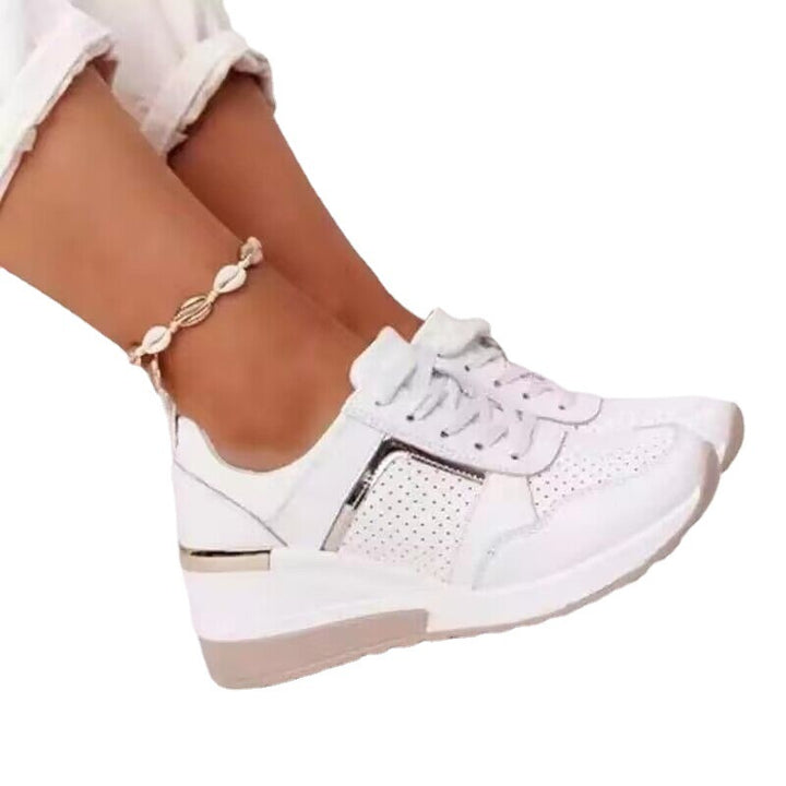 Damen  moderne Sneaker mit Metallic-Details, dämpfender Plateausohle und atmungsaktivem Mesh-Obermaterial Echo Archiv